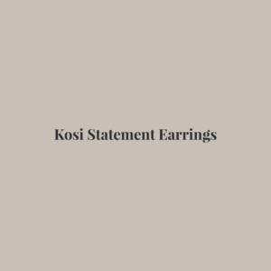 Kosi Statement Earrings