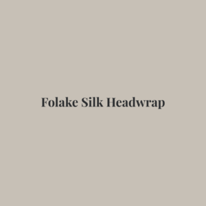 Folake Silk Headwrap