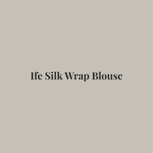 Ife Silk Wrap Blouse